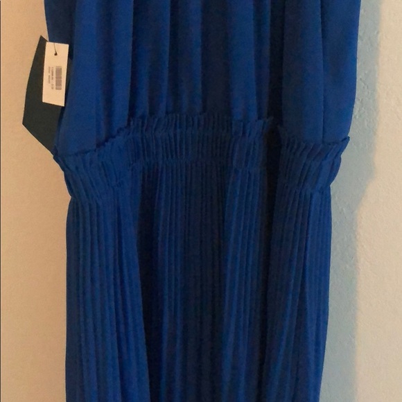 MICHAEL KORS chain-embellished pleated dress - Picture 3 of 4